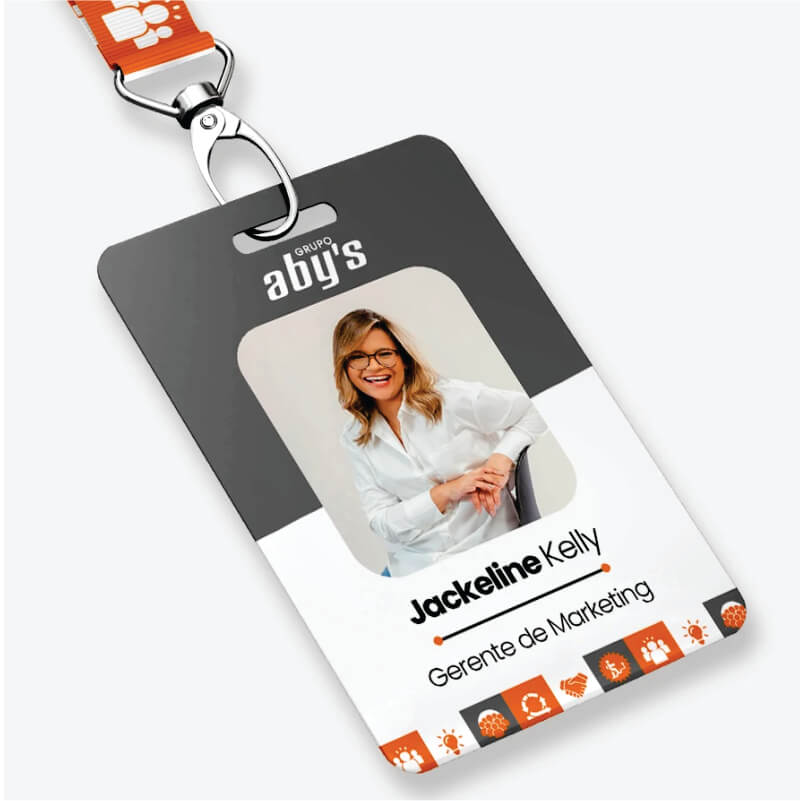 Crachás em PVC personalizados